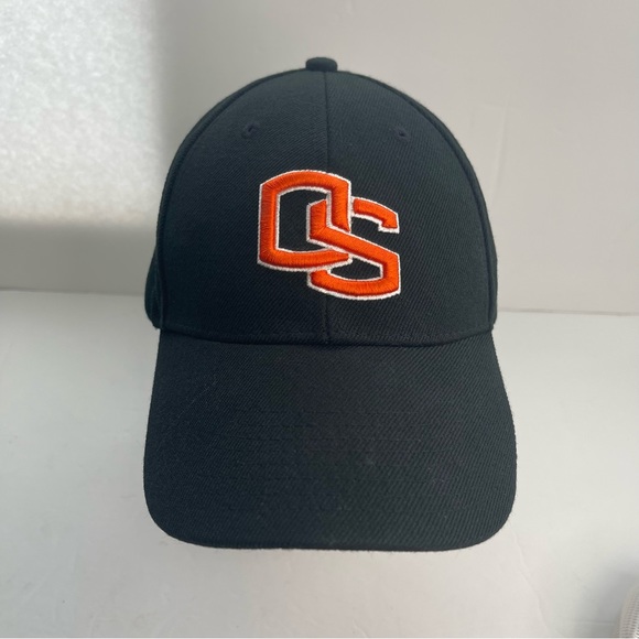 Oregon State Beavers OS Hat Nike Black Orange Hook and Loop Adjustable Back - Picture 2 of 12